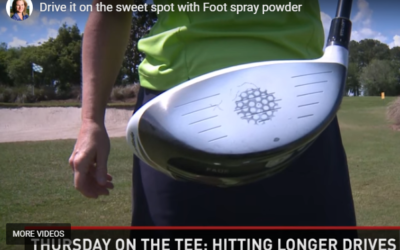 Drive It On The Sweet Spot With Foot Spray Powder