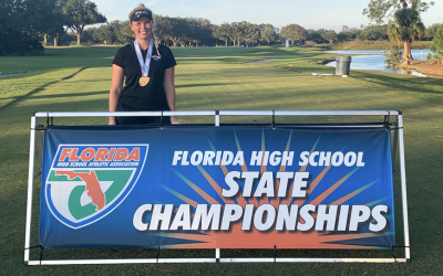 Alexandra Gazzoli wins the Florida High School State Golf Championship