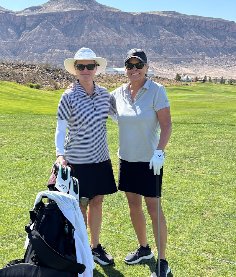 Anne Cain and Sue Thomas